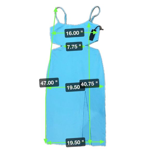 H:ours Hayden Dress in Light Blue - Women's XL - New with Defect - Picture 7 of 13